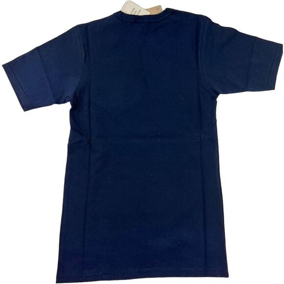 New Champion Men US XS Blue T-Shirt Cotton Heritage Durable Heavyweight Tee - Picture 3 of 4